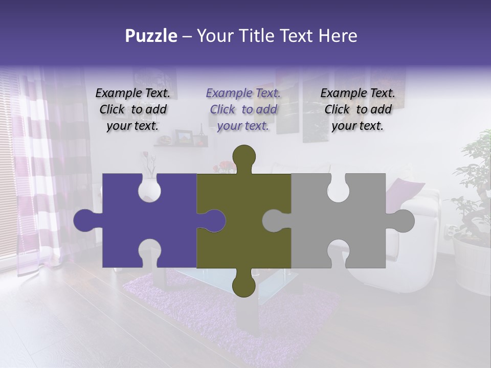Purple Modern Glassy PowerPoint Template