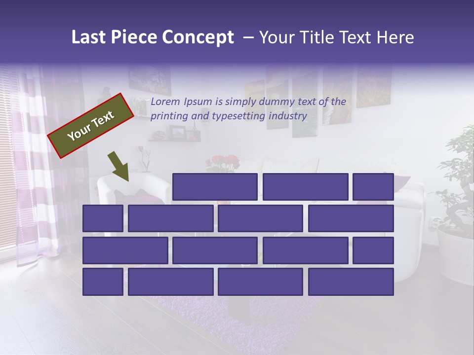 Purple Modern Glassy PowerPoint Template