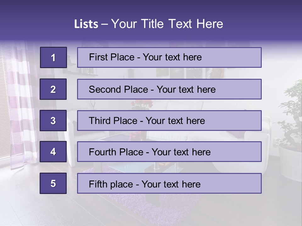 Purple Modern Glassy PowerPoint Template