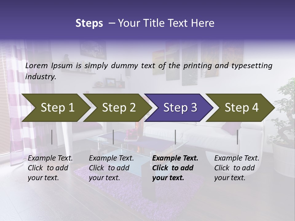Purple Modern Glassy PowerPoint Template