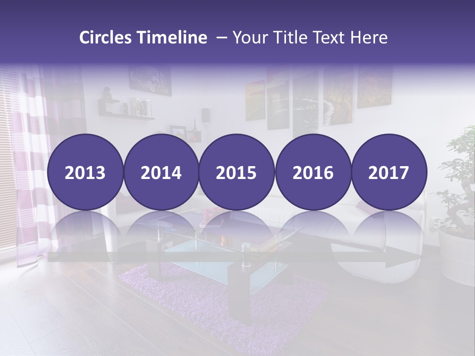 Purple Modern Glassy PowerPoint Template