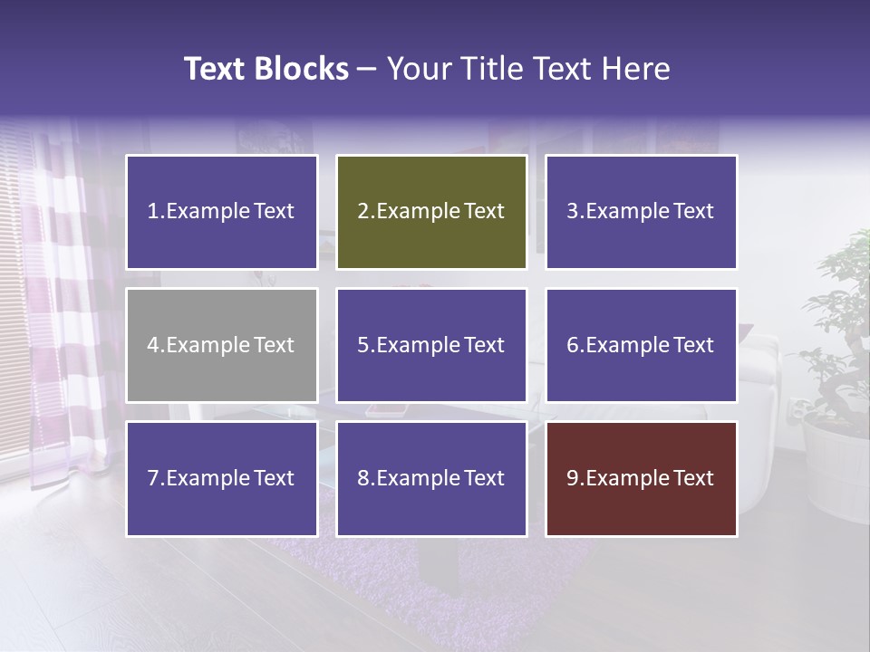 Purple Modern Glassy PowerPoint Template