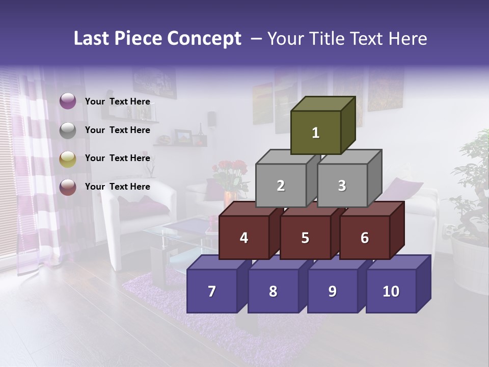 Purple Modern Glassy PowerPoint Template