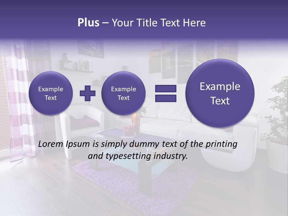 Purple Modern Glassy PowerPoint Template