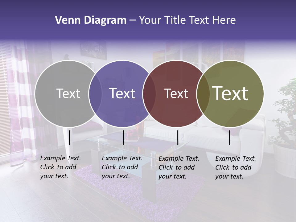 Purple Modern Glassy PowerPoint Template