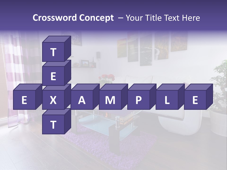 Purple Modern Glassy PowerPoint Template