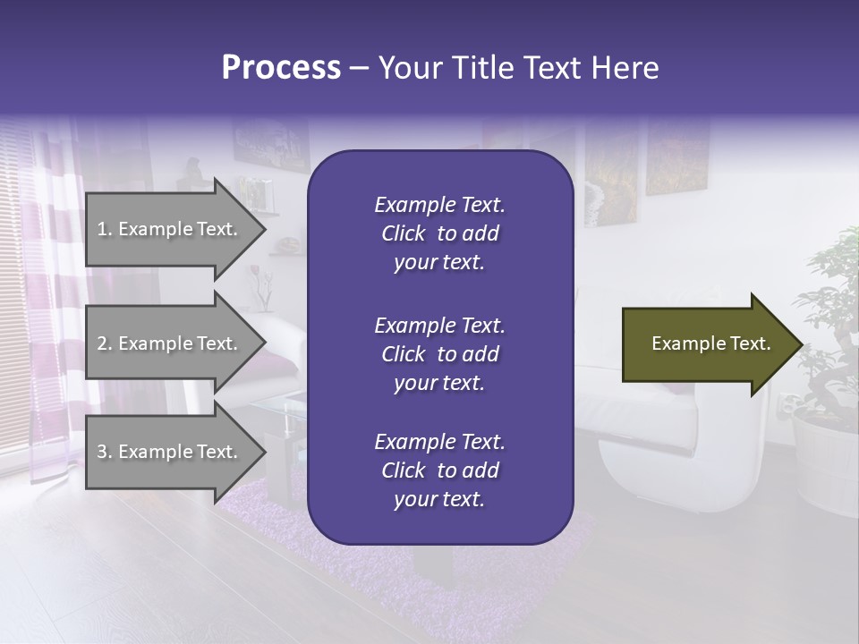 Purple Modern Glassy PowerPoint Template
