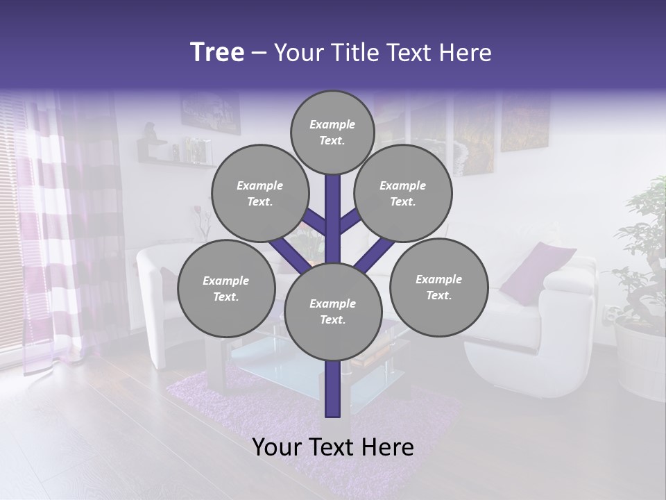 Purple Modern Glassy PowerPoint Template