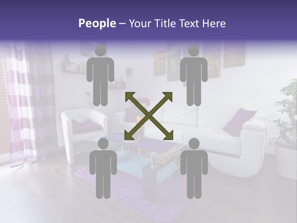 Purple Modern Glassy PowerPoint Template