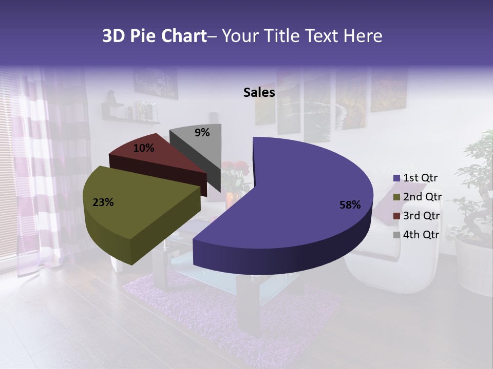 Purple Modern Glassy PowerPoint Template
