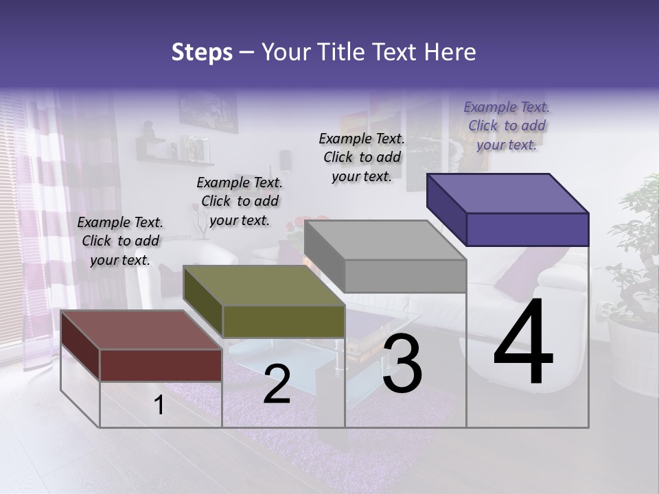 Purple Modern Glassy PowerPoint Template