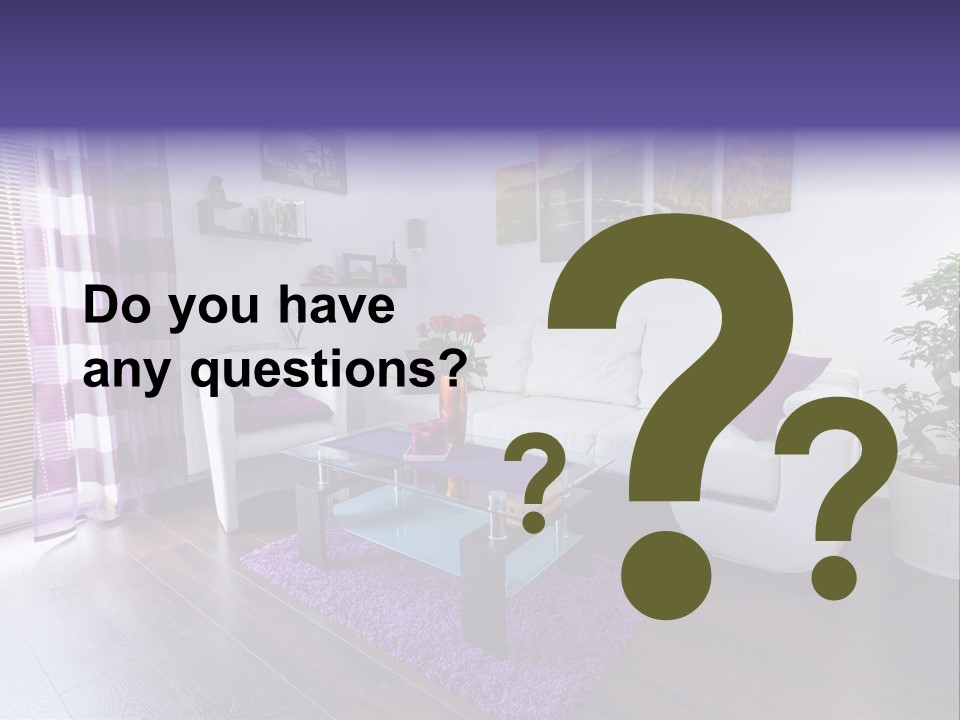 Purple Modern Glassy PowerPoint Template