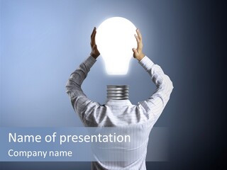 Intelligence Bulb Electricity PowerPoint Template