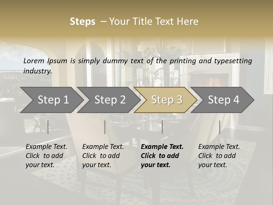 Inside Of Design Chairs PowerPoint Template