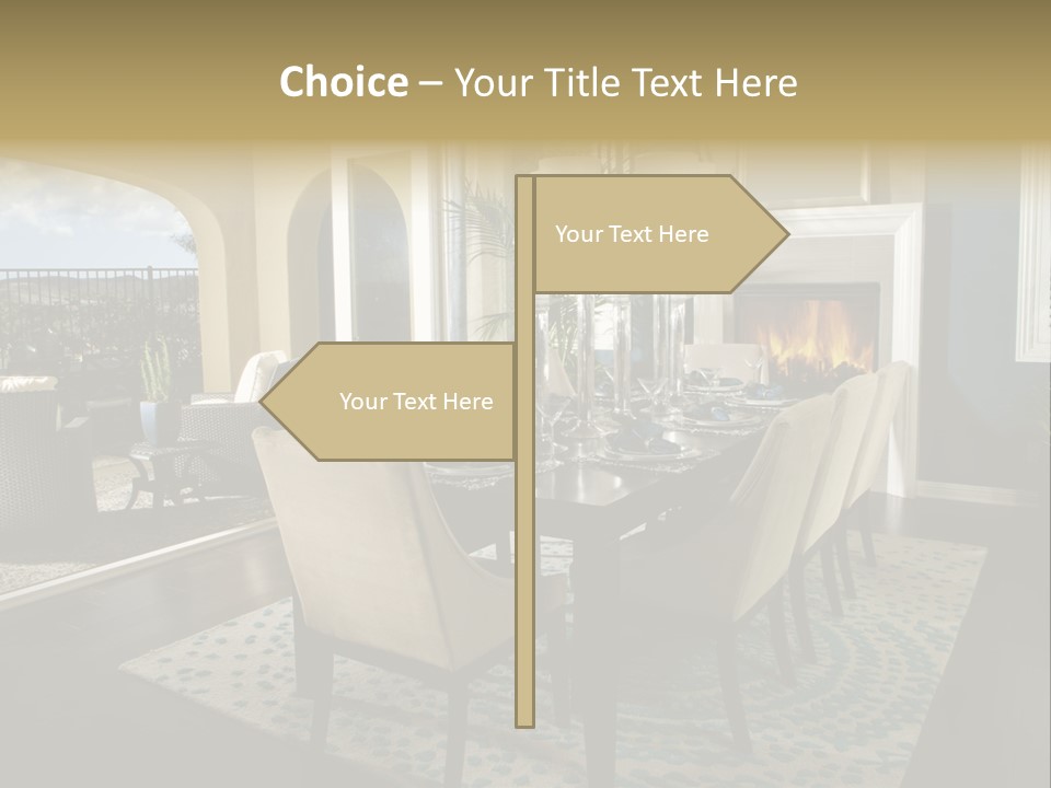 Inside Of Design Chairs PowerPoint Template