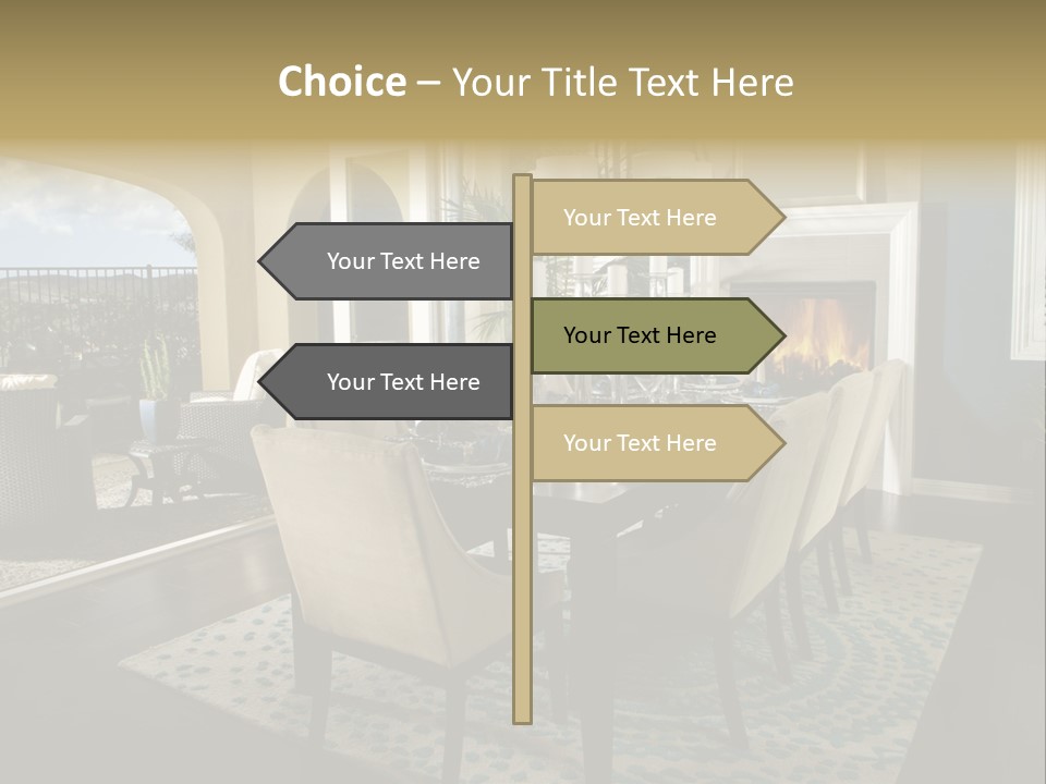 Inside Of Design Chairs PowerPoint Template