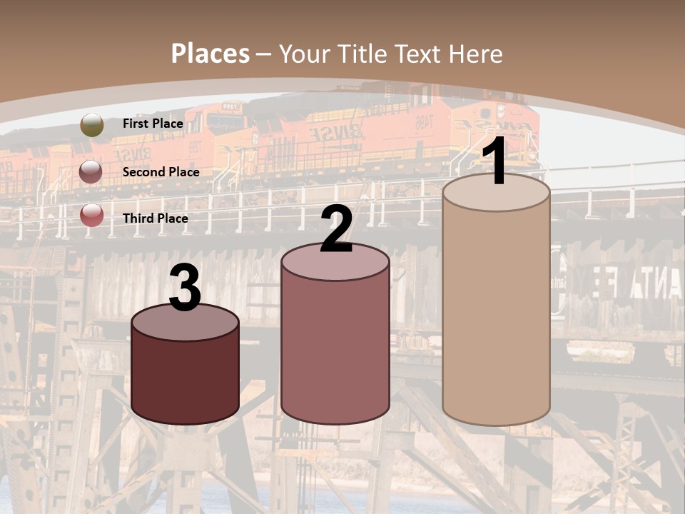 Bnsf Diesel Rail PowerPoint Template