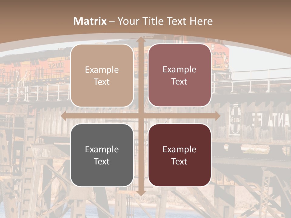 Bnsf Diesel Rail PowerPoint Template