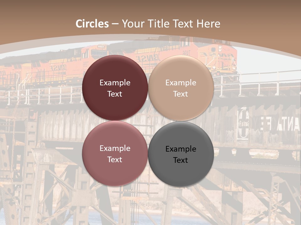 Bnsf Diesel Rail PowerPoint Template