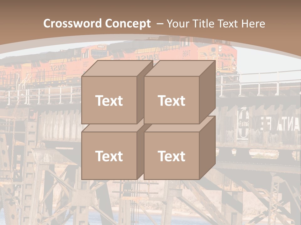 Bnsf Diesel Rail PowerPoint Template