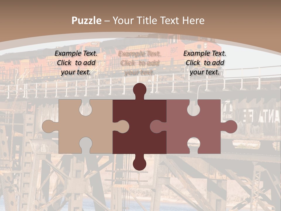 Bnsf Diesel Rail PowerPoint Template