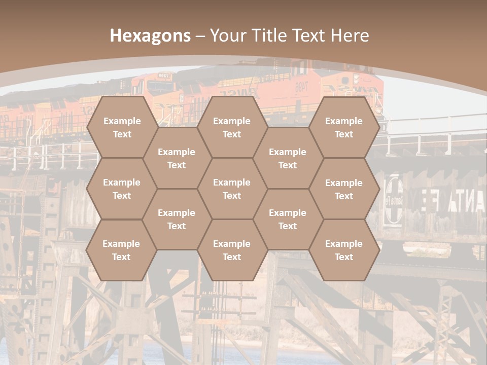 Bnsf Diesel Rail PowerPoint Template