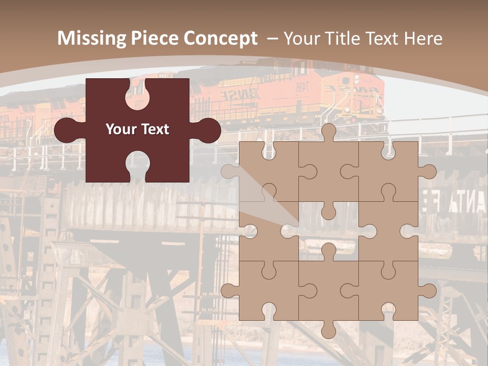 Bnsf Diesel Rail PowerPoint Template