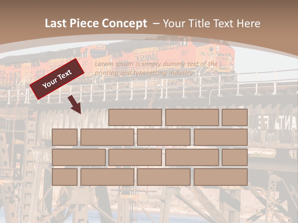 Bnsf Diesel Rail PowerPoint Template