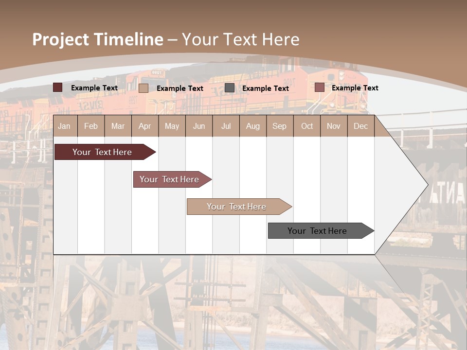 Bnsf Diesel Rail PowerPoint Template