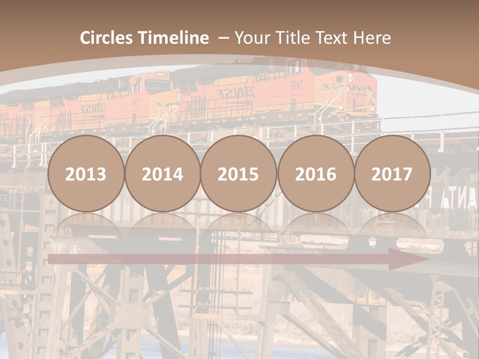 Bnsf Diesel Rail PowerPoint Template