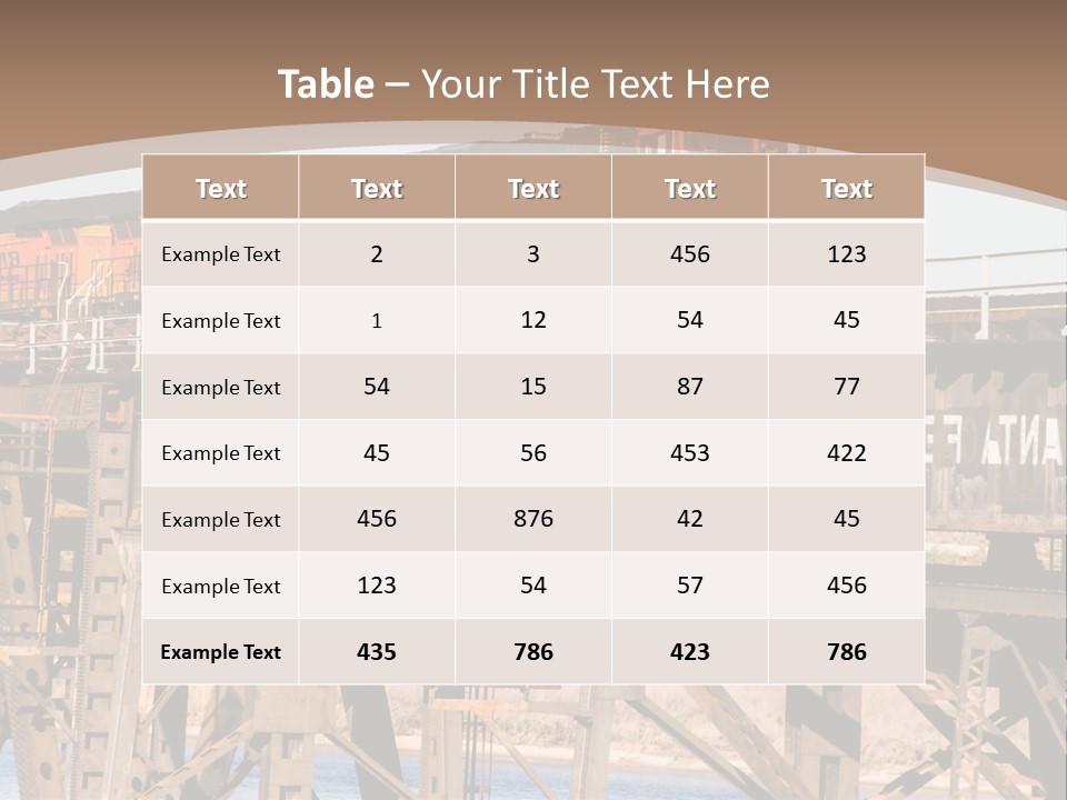 Bnsf Diesel Rail PowerPoint Template
