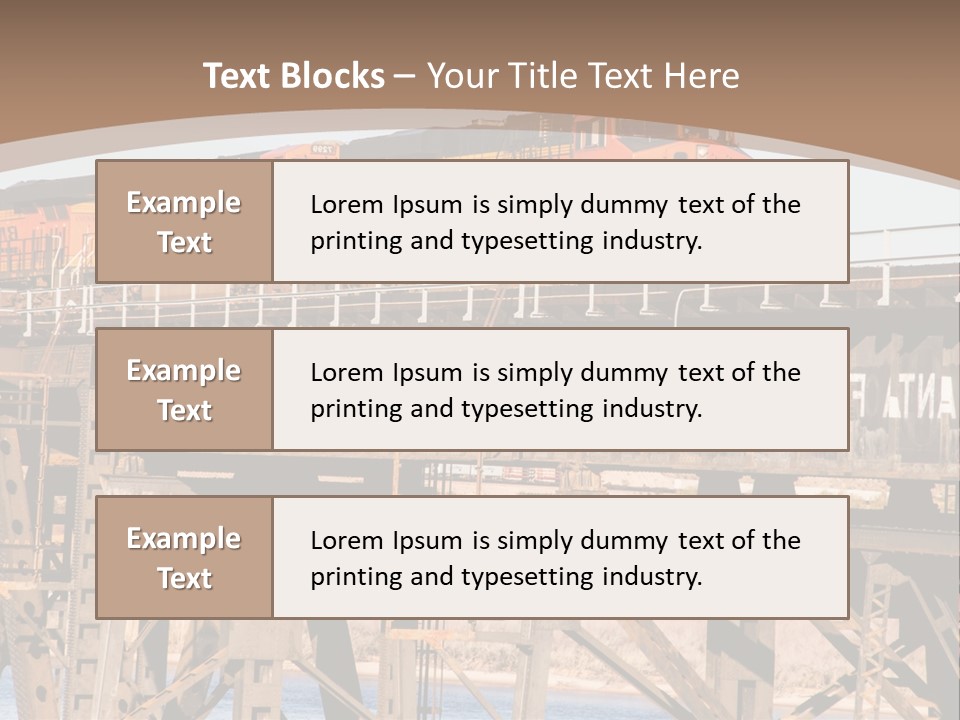 Bnsf Diesel Rail PowerPoint Template