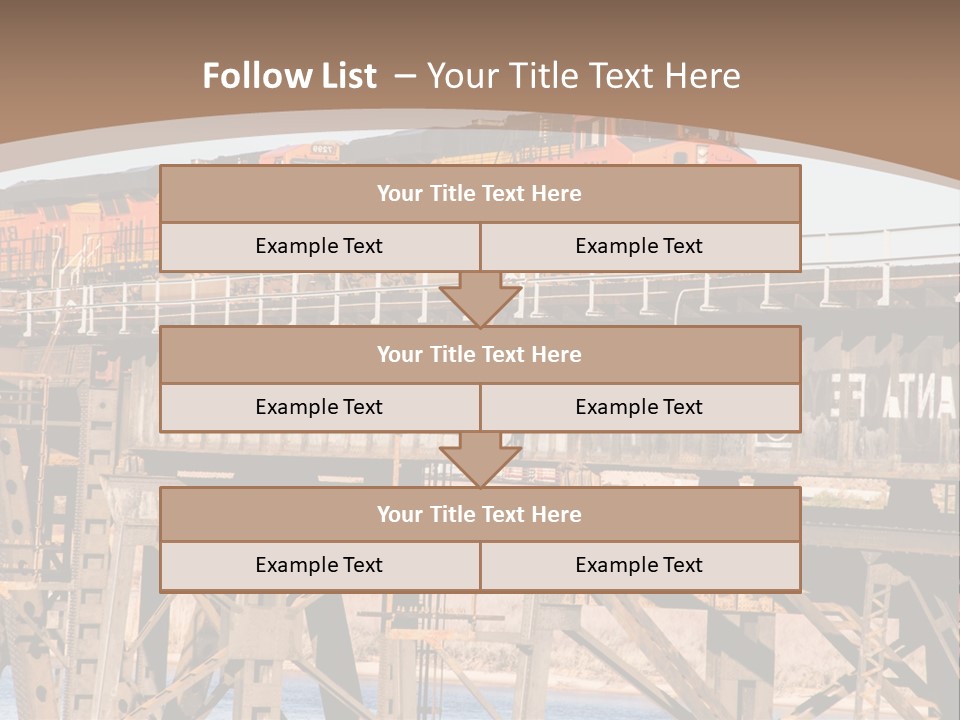 Bnsf Diesel Rail PowerPoint Template