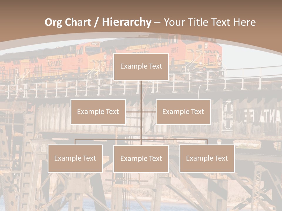 Bnsf Diesel Rail PowerPoint Template