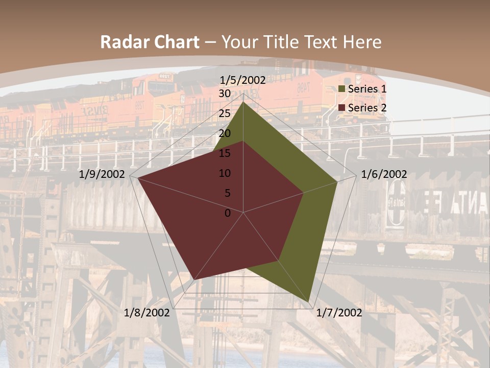 Bnsf Diesel Rail PowerPoint Template