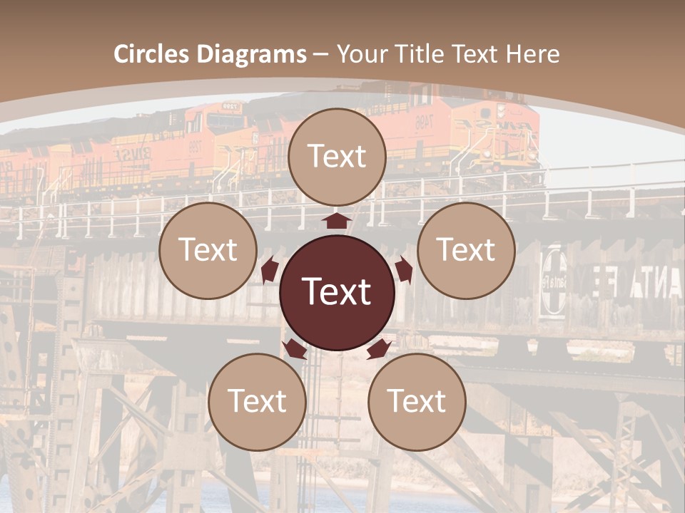 Bnsf Diesel Rail PowerPoint Template