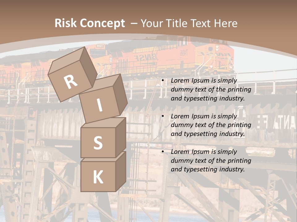 Bnsf Diesel Rail PowerPoint Template