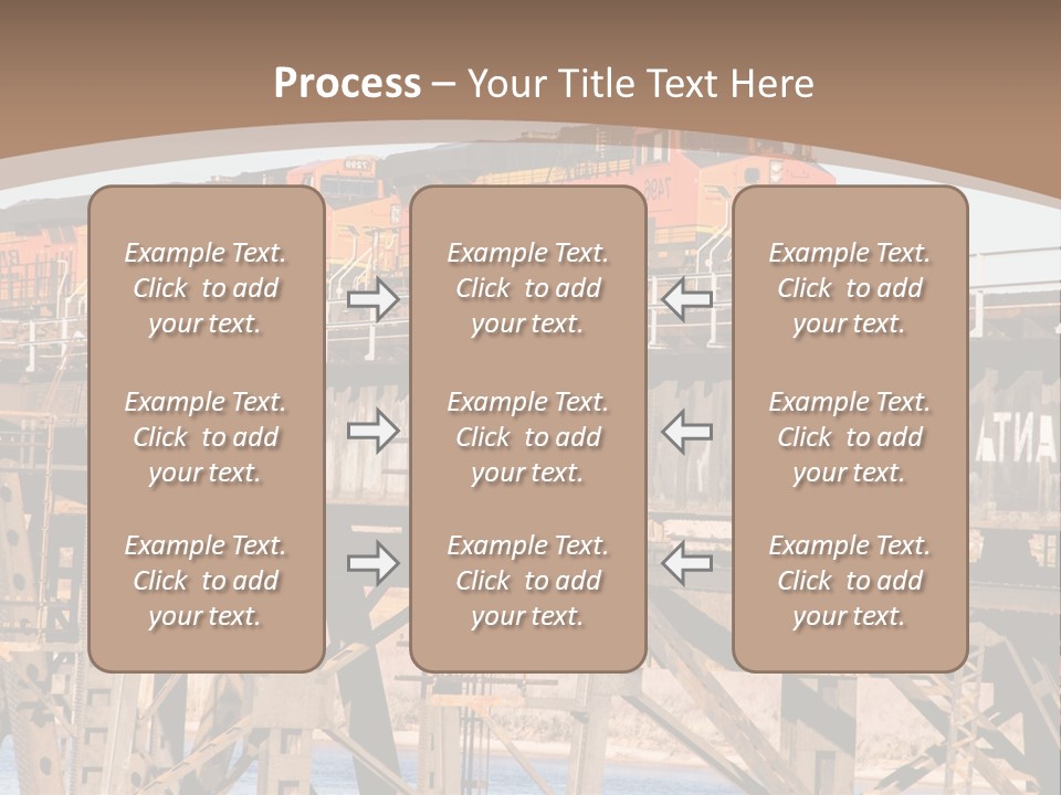 Bnsf Diesel Rail PowerPoint Template