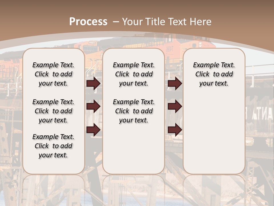 Bnsf Diesel Rail PowerPoint Template