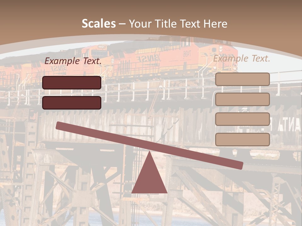 Bnsf Diesel Rail PowerPoint Template