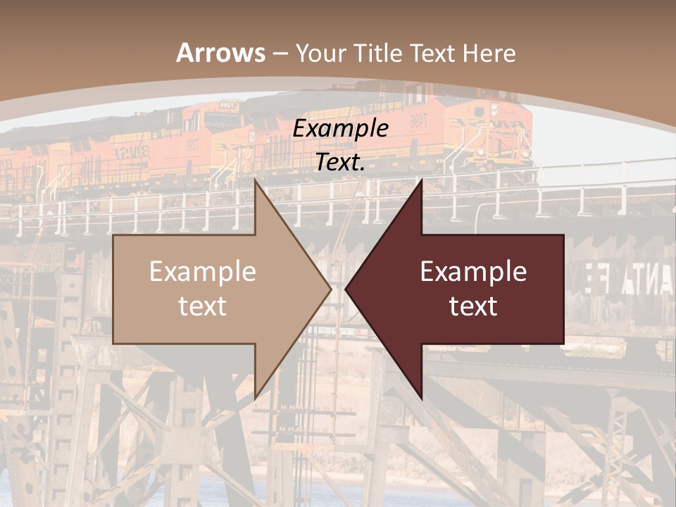 Bnsf Diesel Rail PowerPoint Template
