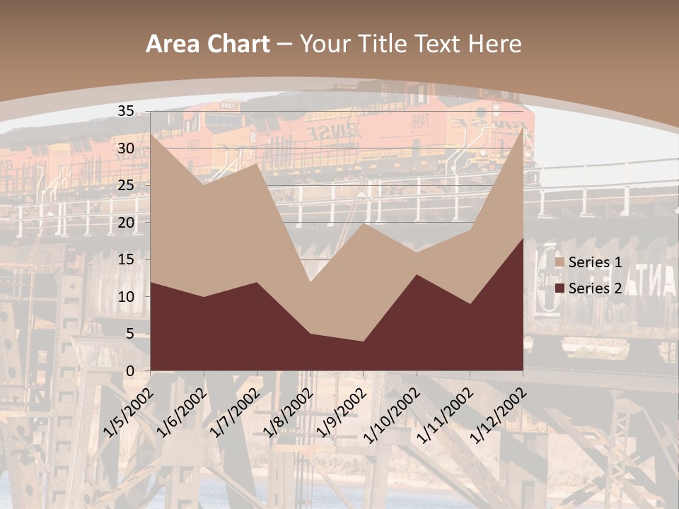 Bnsf Diesel Rail PowerPoint Template