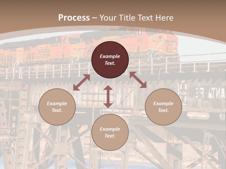 Bnsf Diesel Rail PowerPoint Template