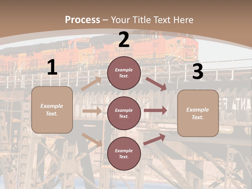 Bnsf Diesel Rail PowerPoint Template