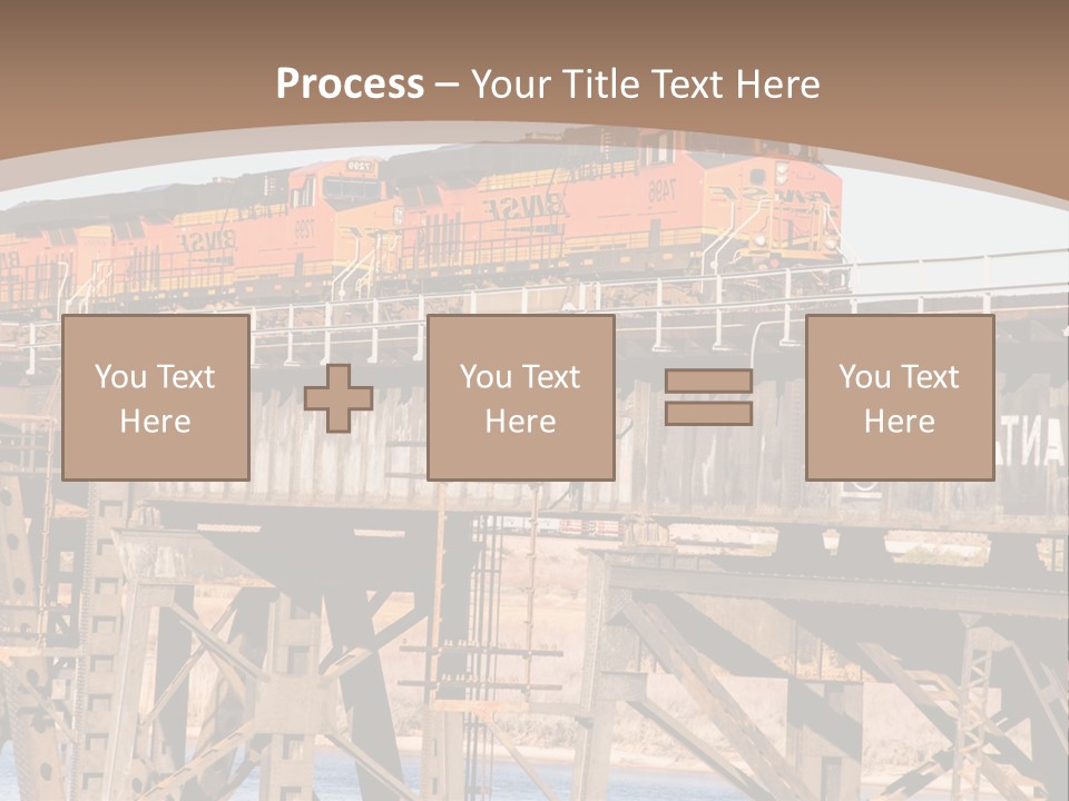 Bnsf Diesel Rail PowerPoint Template
