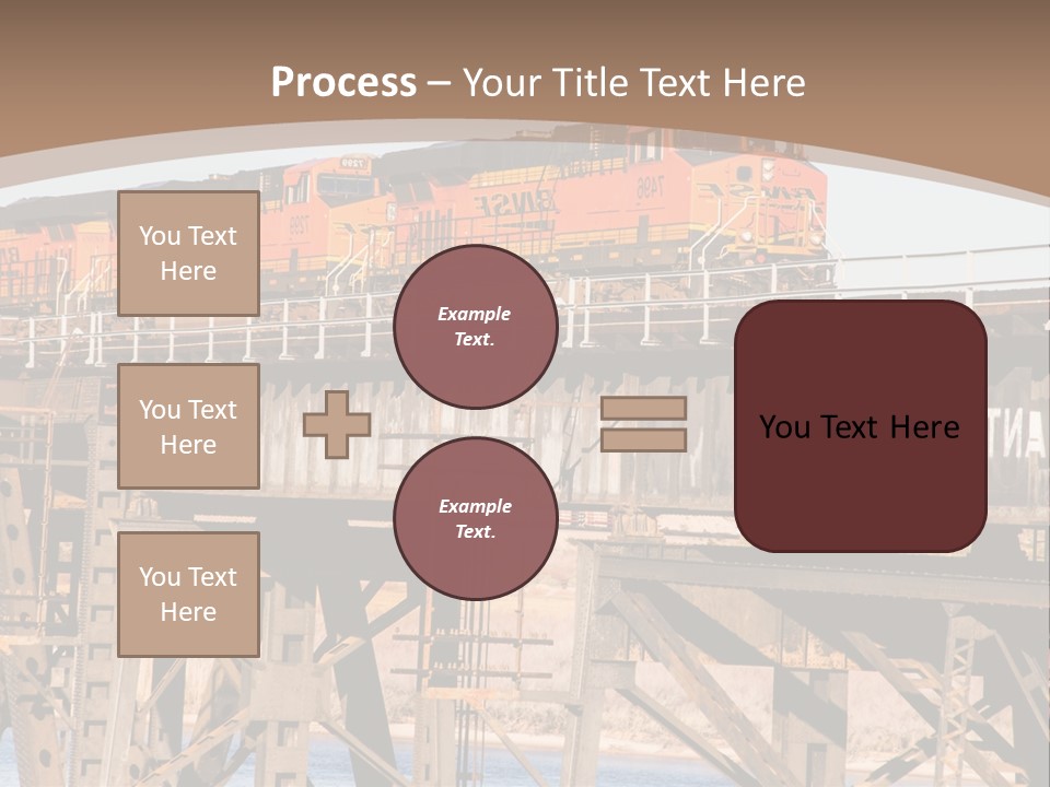 Bnsf Diesel Rail PowerPoint Template