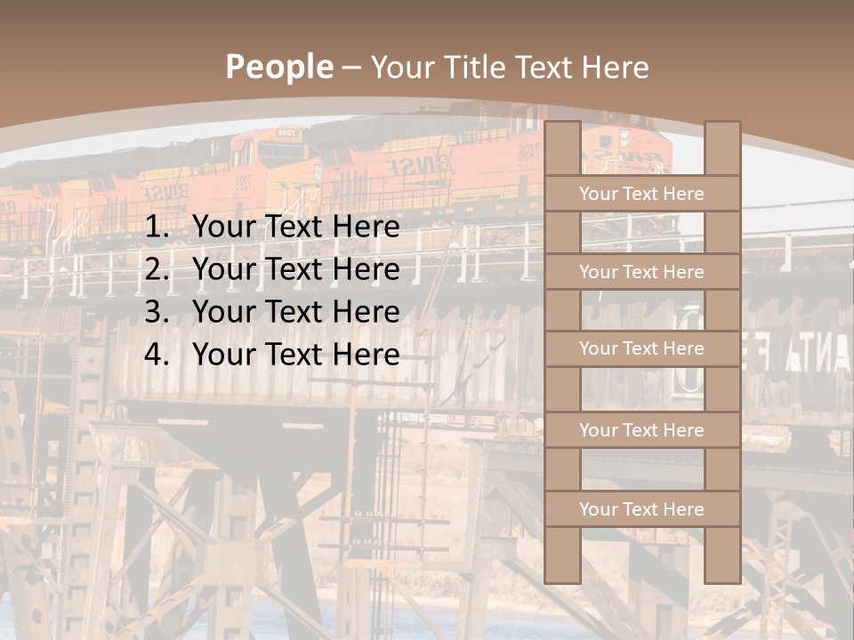 Bnsf Diesel Rail PowerPoint Template