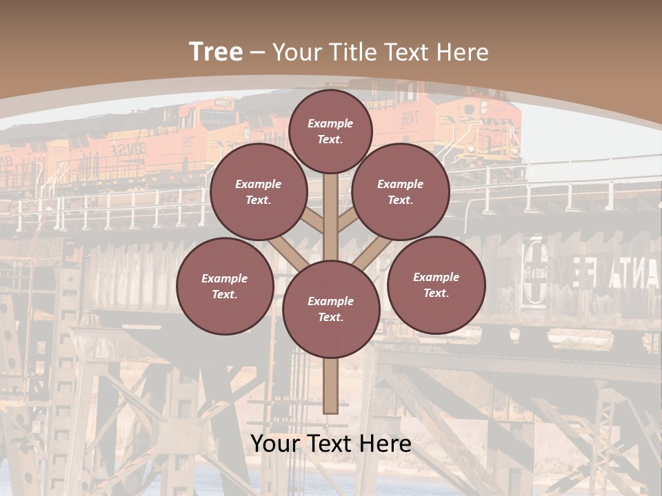 Bnsf Diesel Rail PowerPoint Template