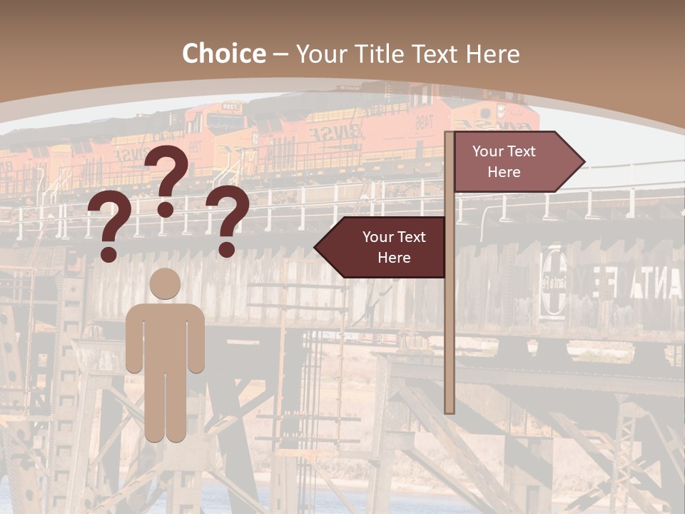 Bnsf Diesel Rail PowerPoint Template