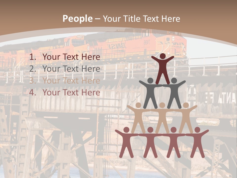 Bnsf Diesel Rail PowerPoint Template